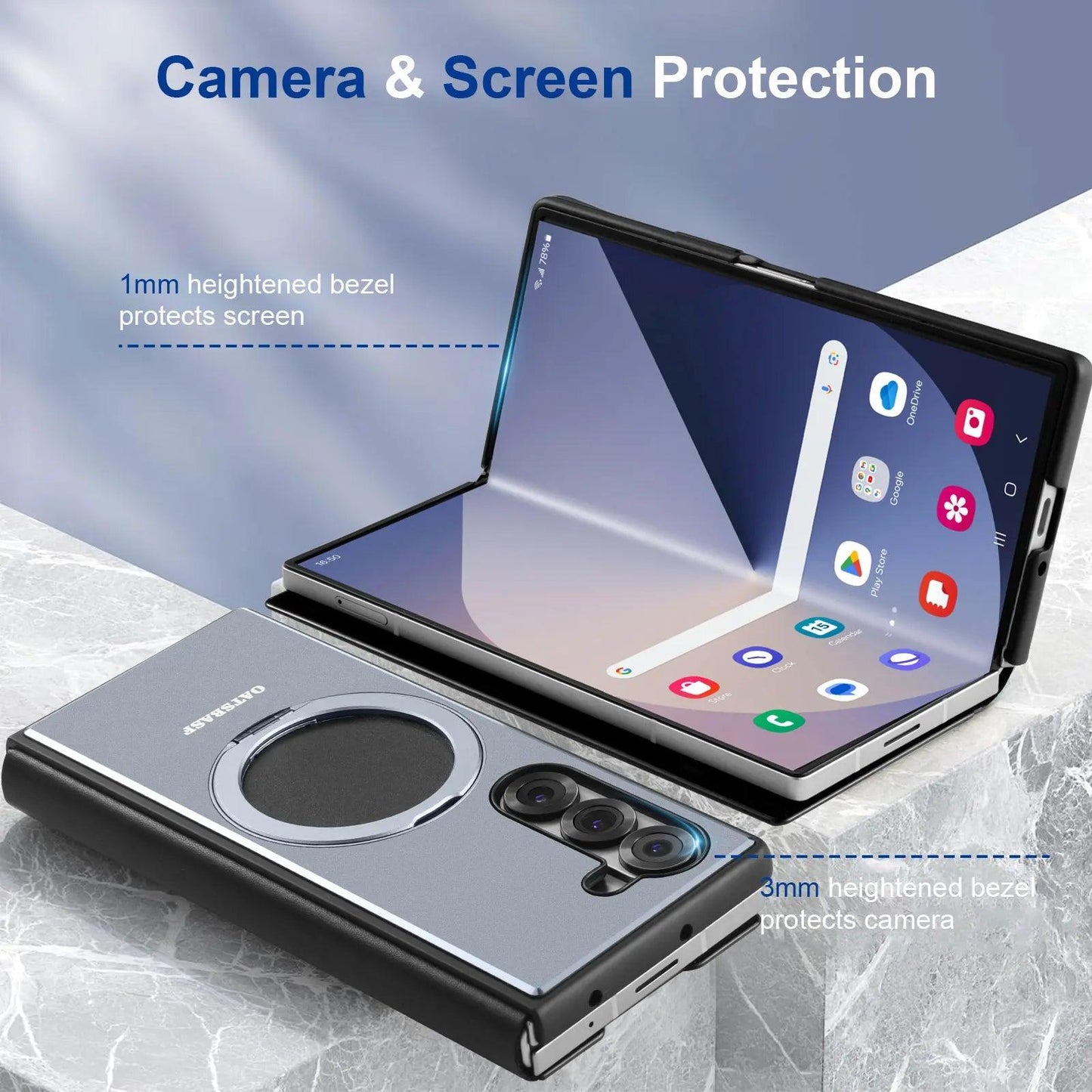 Magsafe Ring With 360° Kickstand Rotatable For Samsung Galaxy Z Fold Series - FoldifyCase