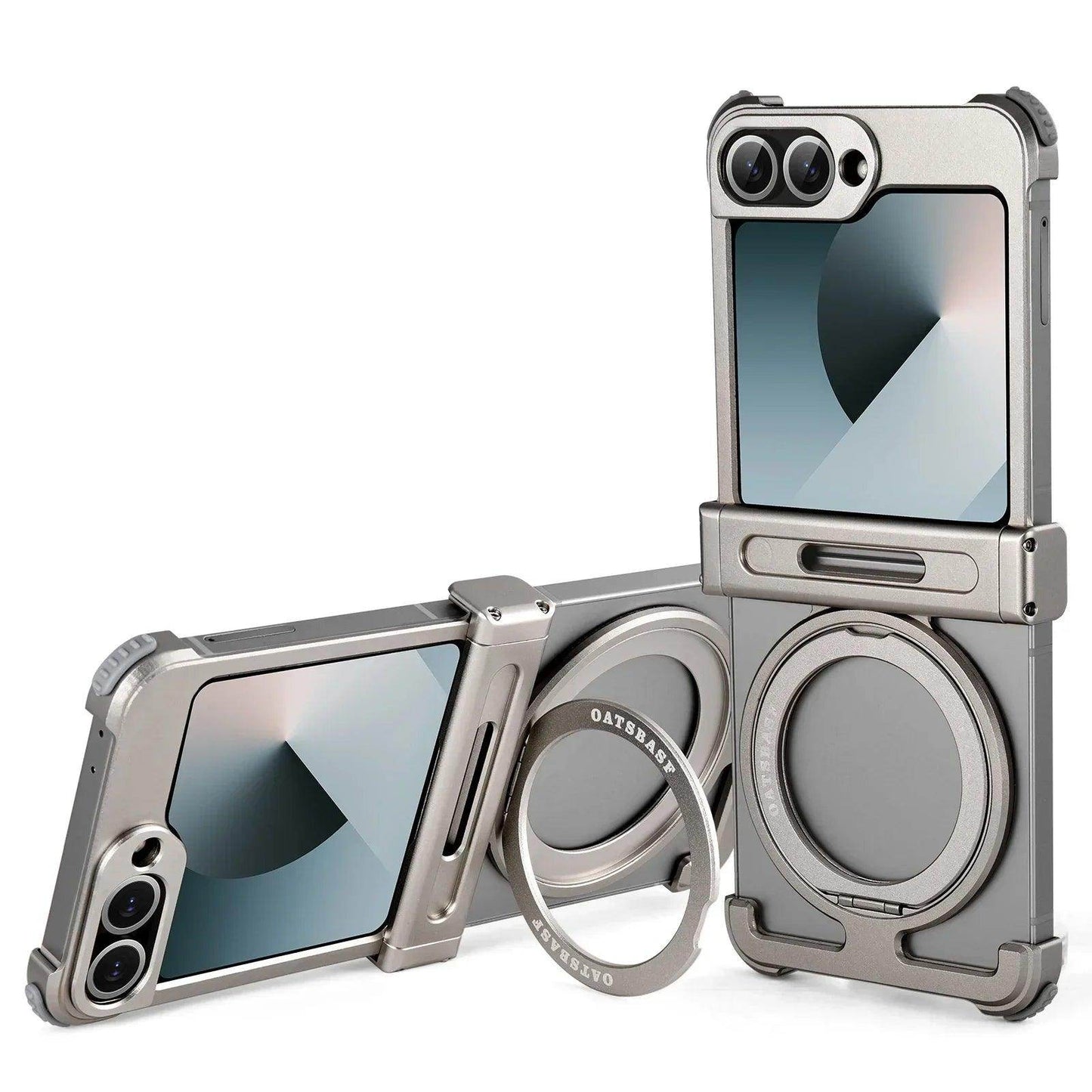 360° Rotatable Stand Metal Case For Samsung Galaxy Z Flip 6 - FoldifyCase