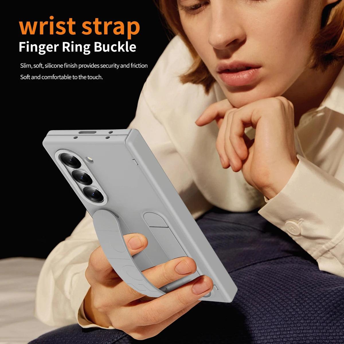 Luxury Wristband Holder Phone Case For Samsung Galaxy Z Fold Series - FoldifyCase