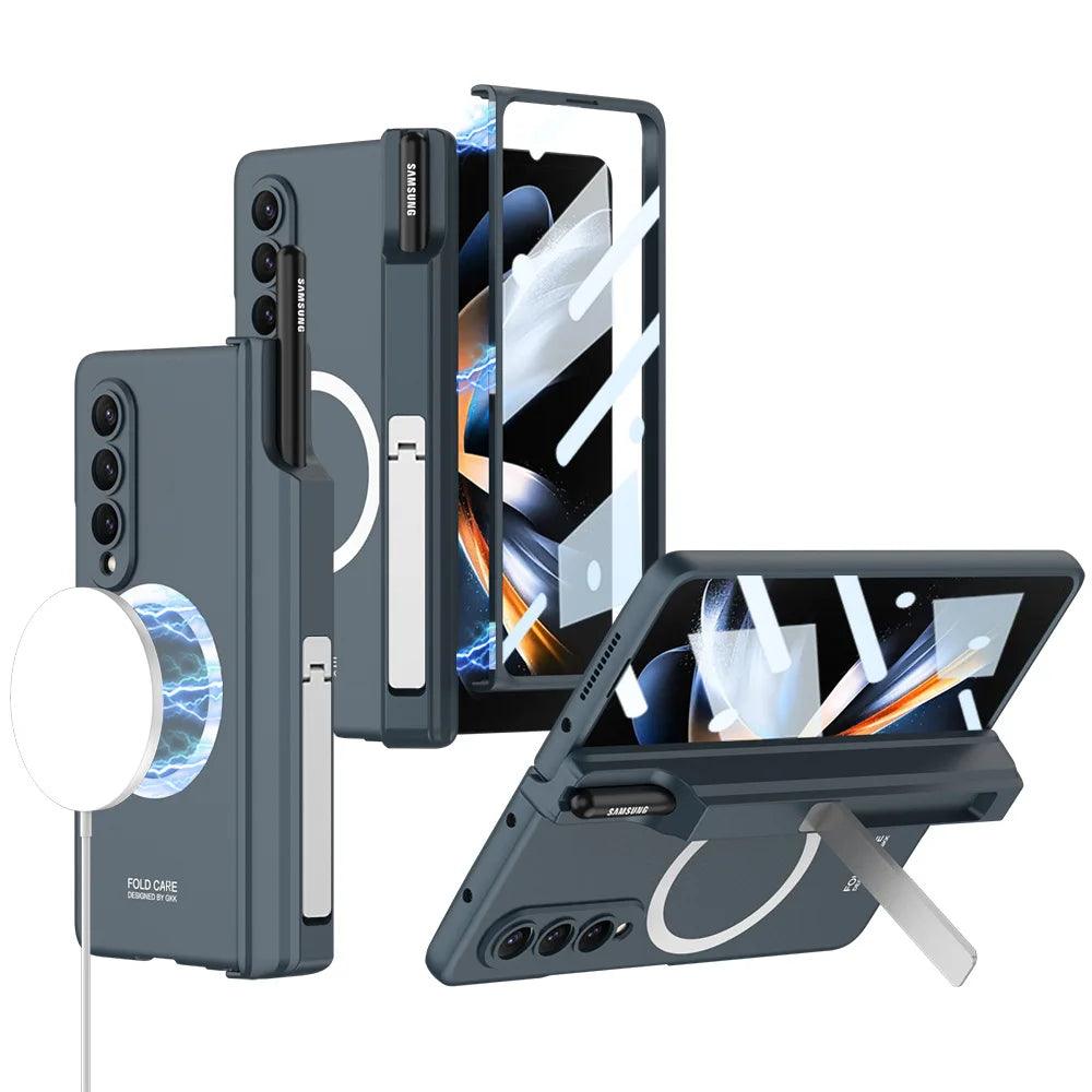 Magnetic Hinge Pen Holder Stand For Samsung Galaxy Z Fold Series - FoldifyCase
