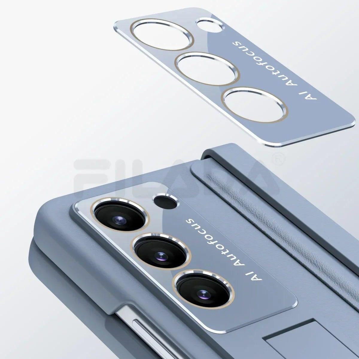 Skin Friendly Matte Leather Bracket For Samsung Galaxy Z Fold Series - FoldifyCase