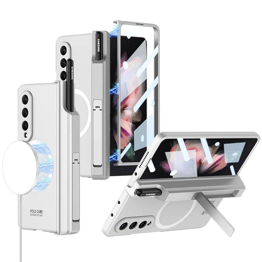 Magnetic Hinge Pen Holder Stand For Samsung Galaxy Z Fold Series - FoldifyCase