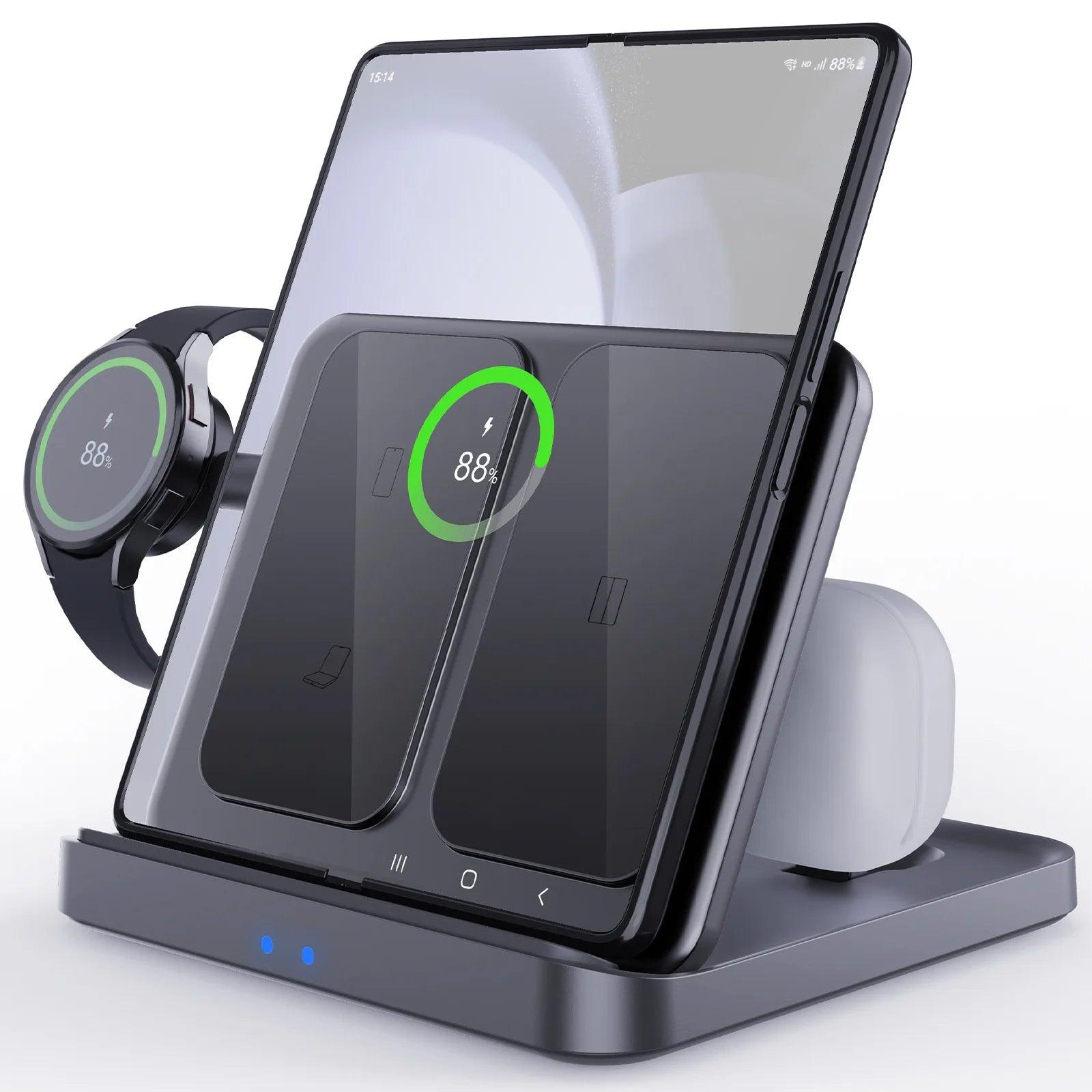 Foldable Wireless Charger 3 in 1 for Samsung Z Fold/Flip Series - FoldifyCase