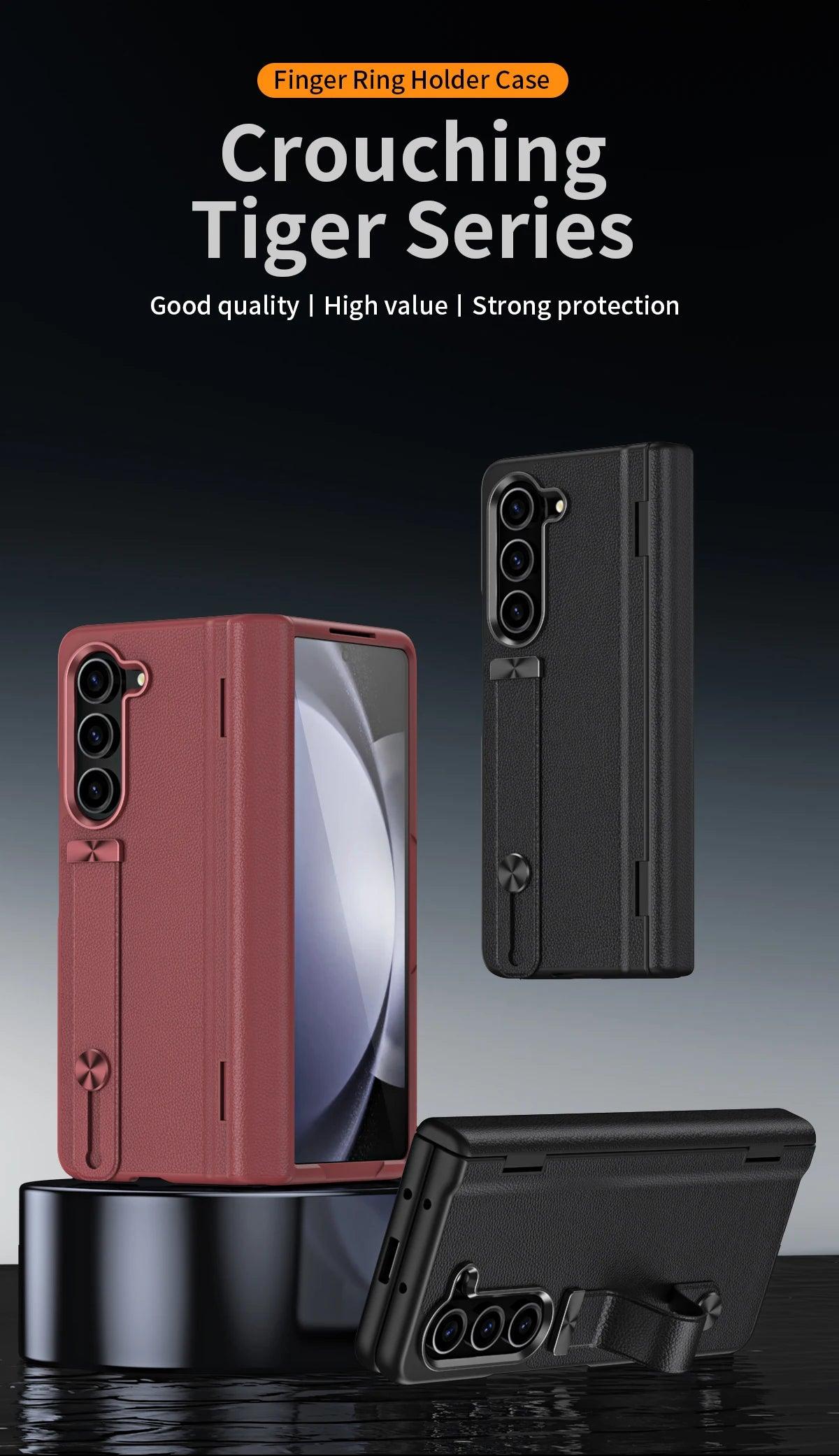 Wrist Strap Stand Hinge Protector For Samsung Galaxy Z Fold Series - FoldifyCase