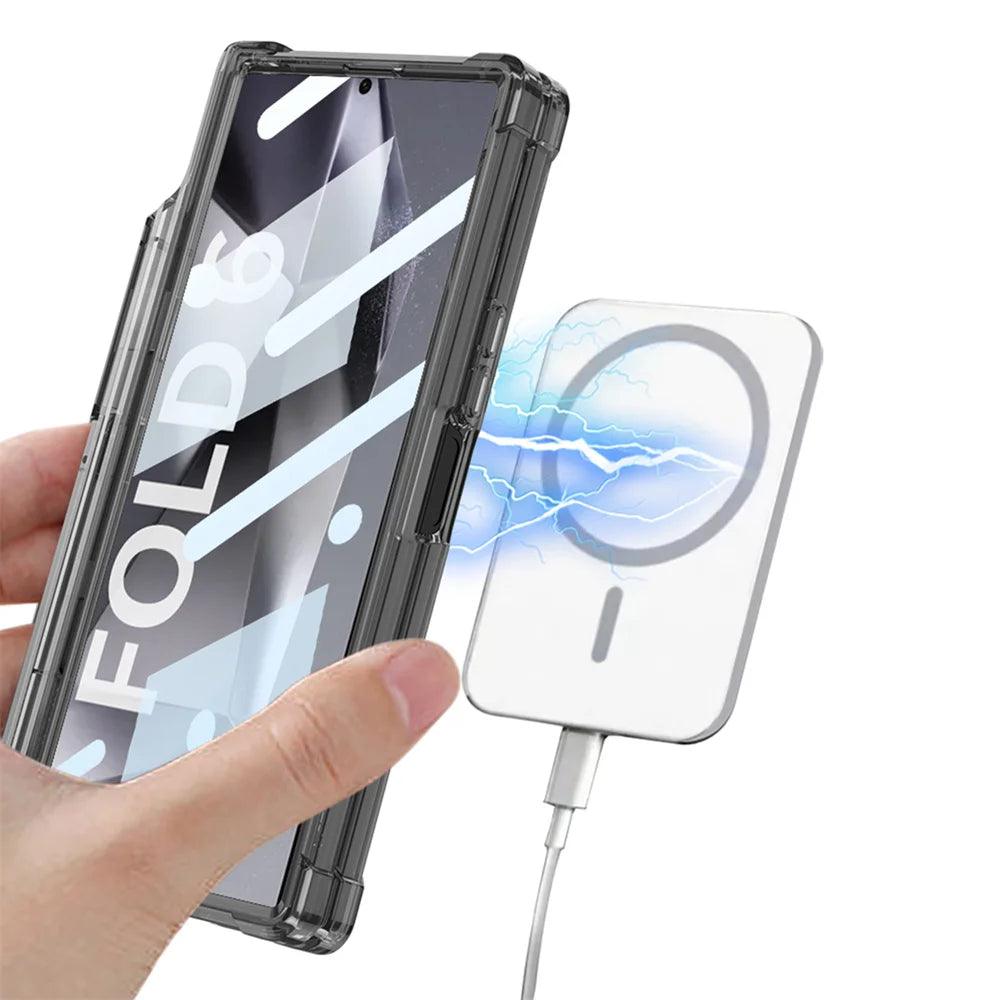 Magsafe Transparent Airbag Case For Samsung Galaxy Z Fold 6 - FoldifyCase