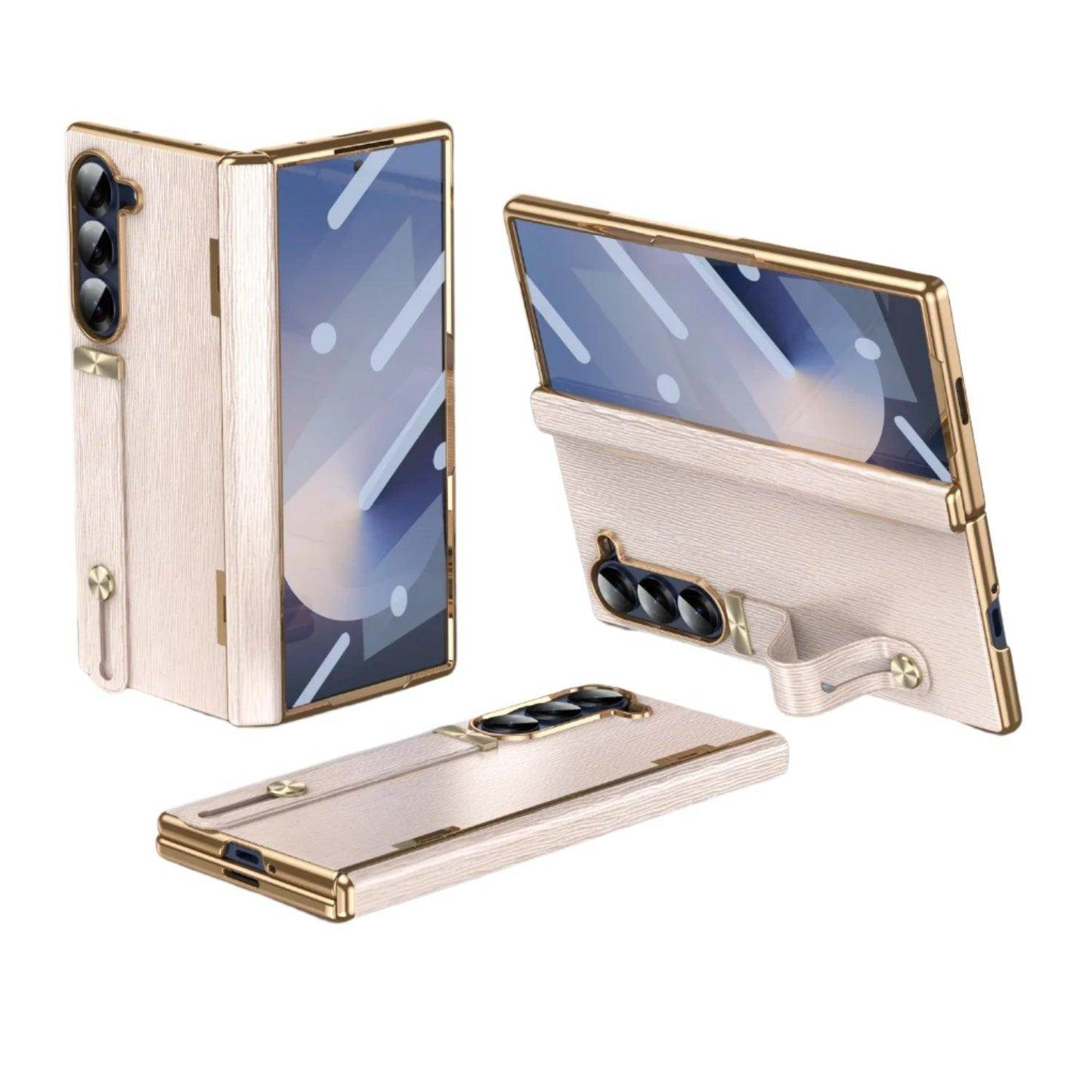 Luxury PU Leather Phone Case For Samsung Galaxy Z Fold Series - FoldifyCase