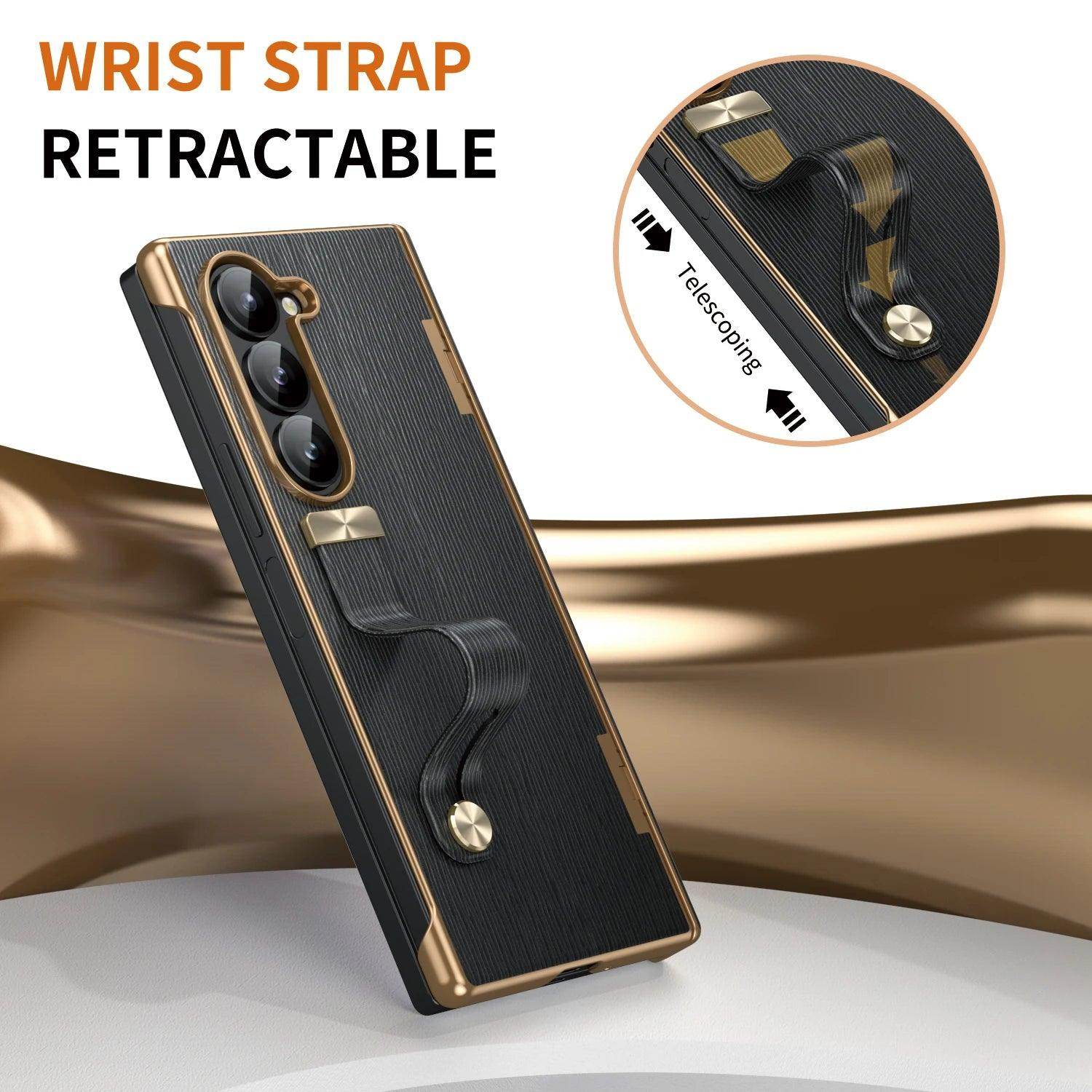 Luxury PU Leather Phone Case For Samsung Galaxy Z Fold Series - FoldifyCase
