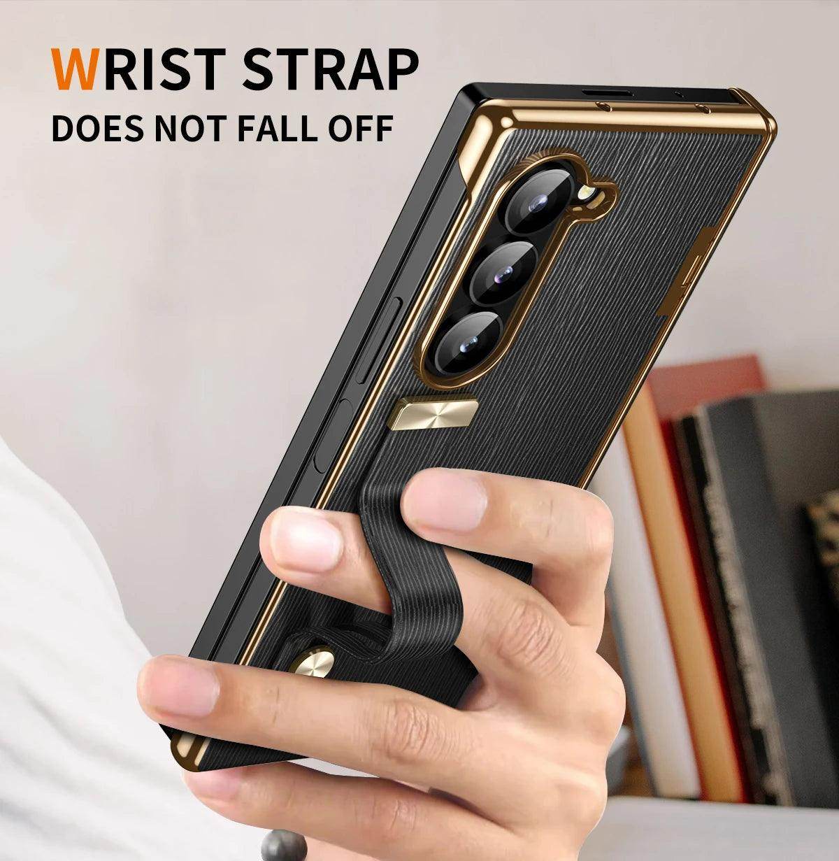 Luxury PU Leather Phone Case For Samsung Galaxy Z Fold Series - FoldifyCase