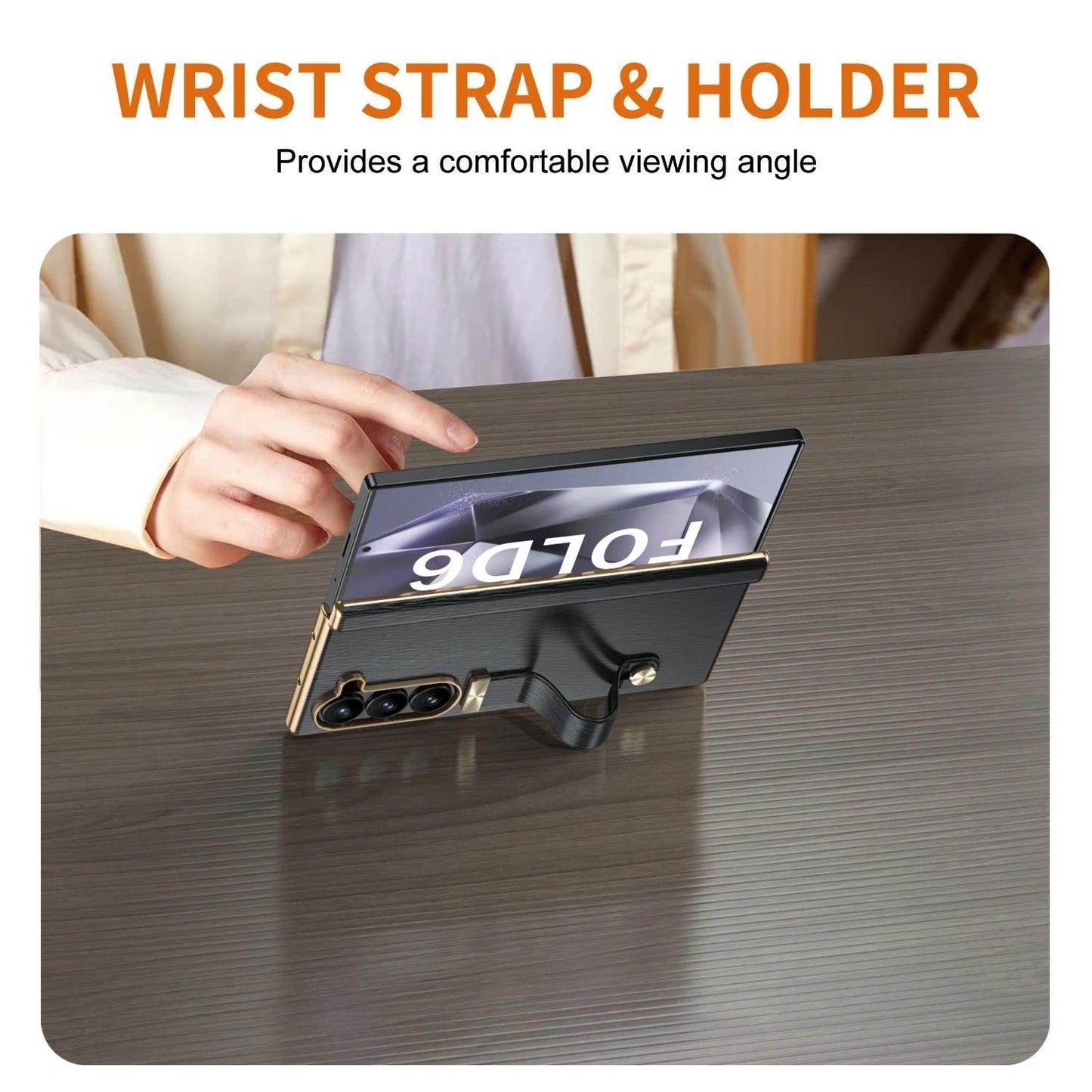 Luxury PU Leather Phone Case For Samsung Galaxy Z Fold Series - FoldifyCase
