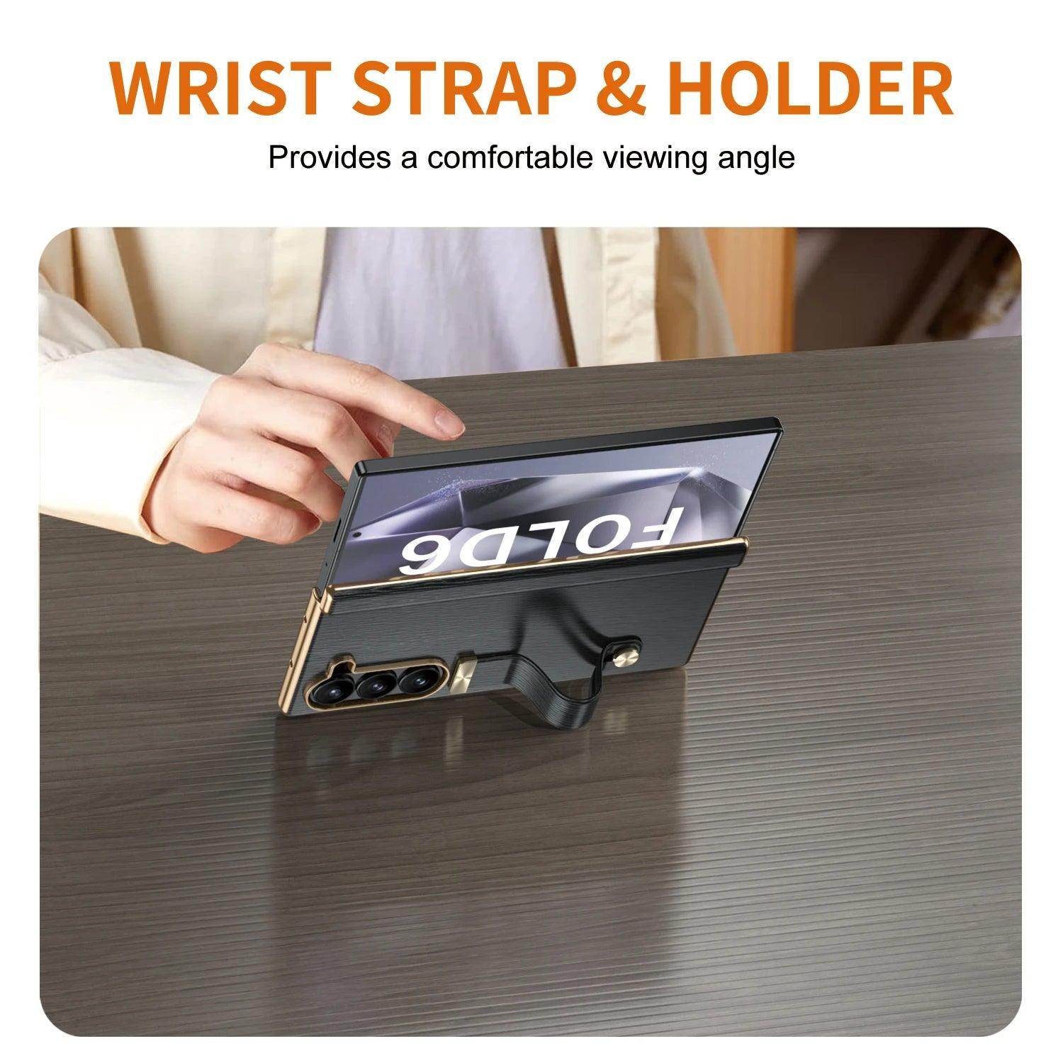 Luxury PU Leather Phone Case For Samsung Galaxy Z Fold Series - FoldifyCase