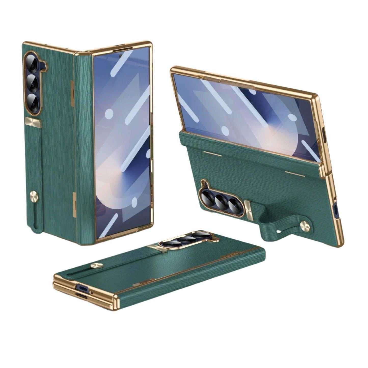 Luxury PU Leather Phone Case For Samsung Galaxy Z Fold Series - FoldifyCase