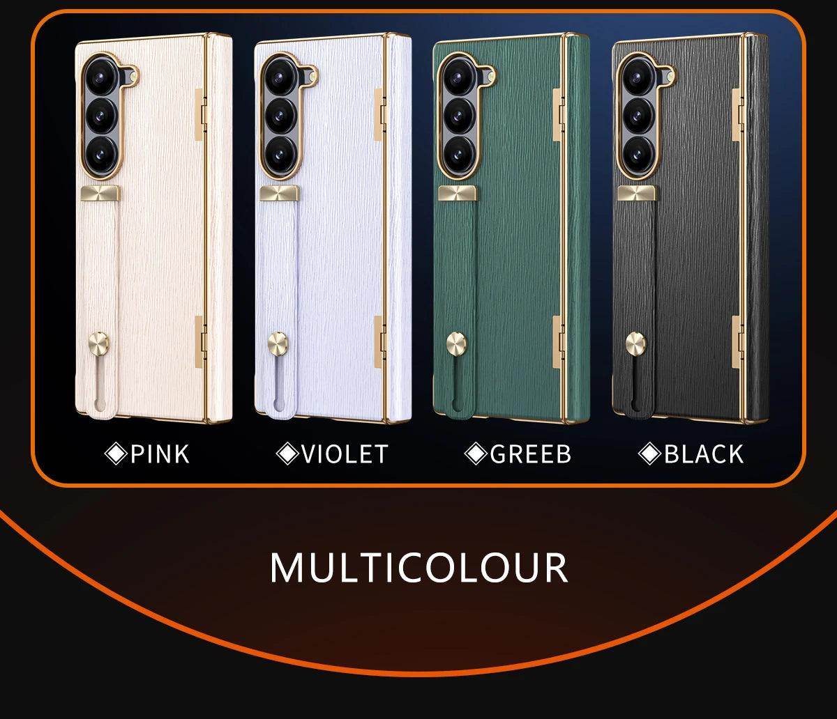 Luxury PU Leather Phone Case For Samsung Galaxy Z Fold Series - FoldifyCase