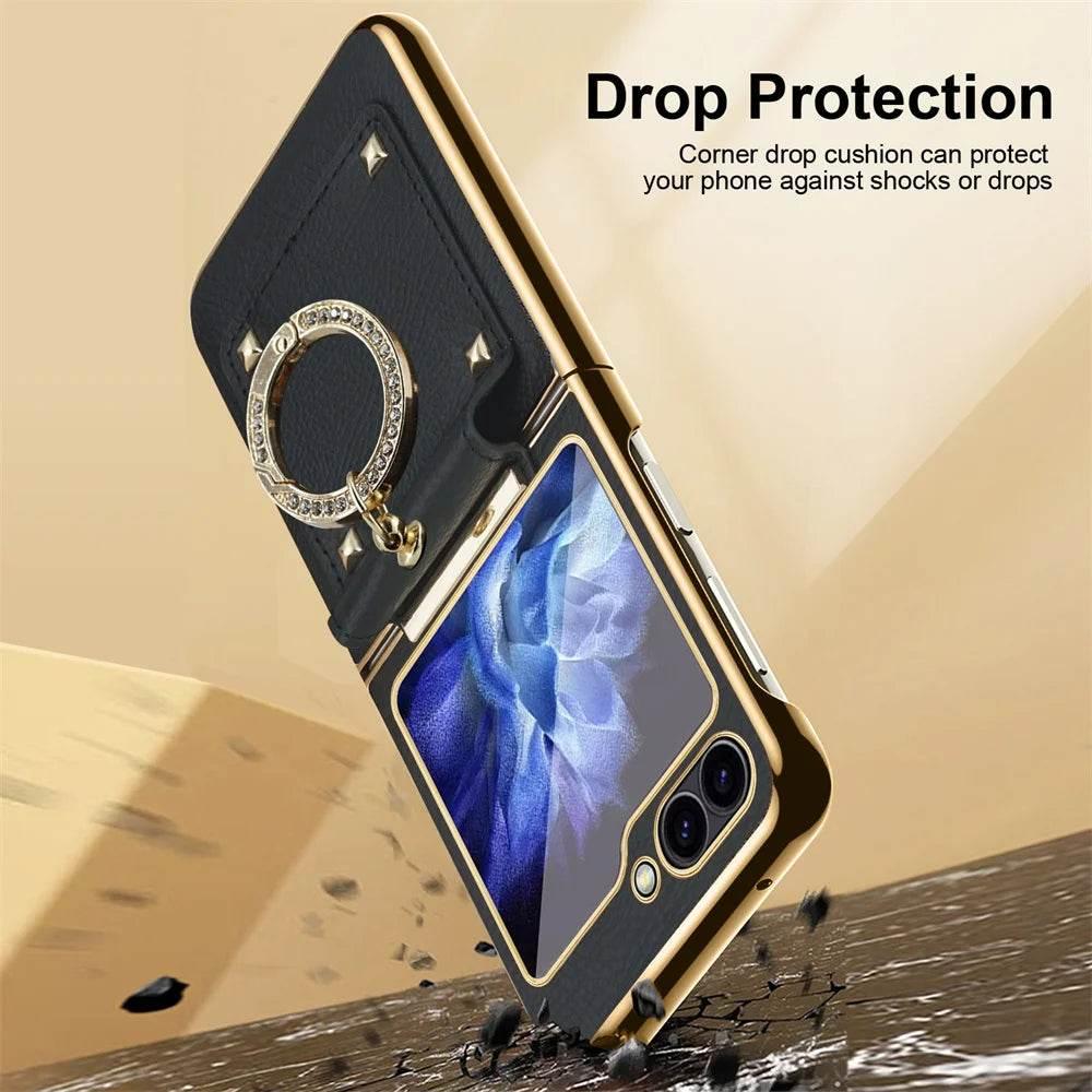 Leather Protective Case For Samsung Galaxy Z Flip Series - FoldifyCase