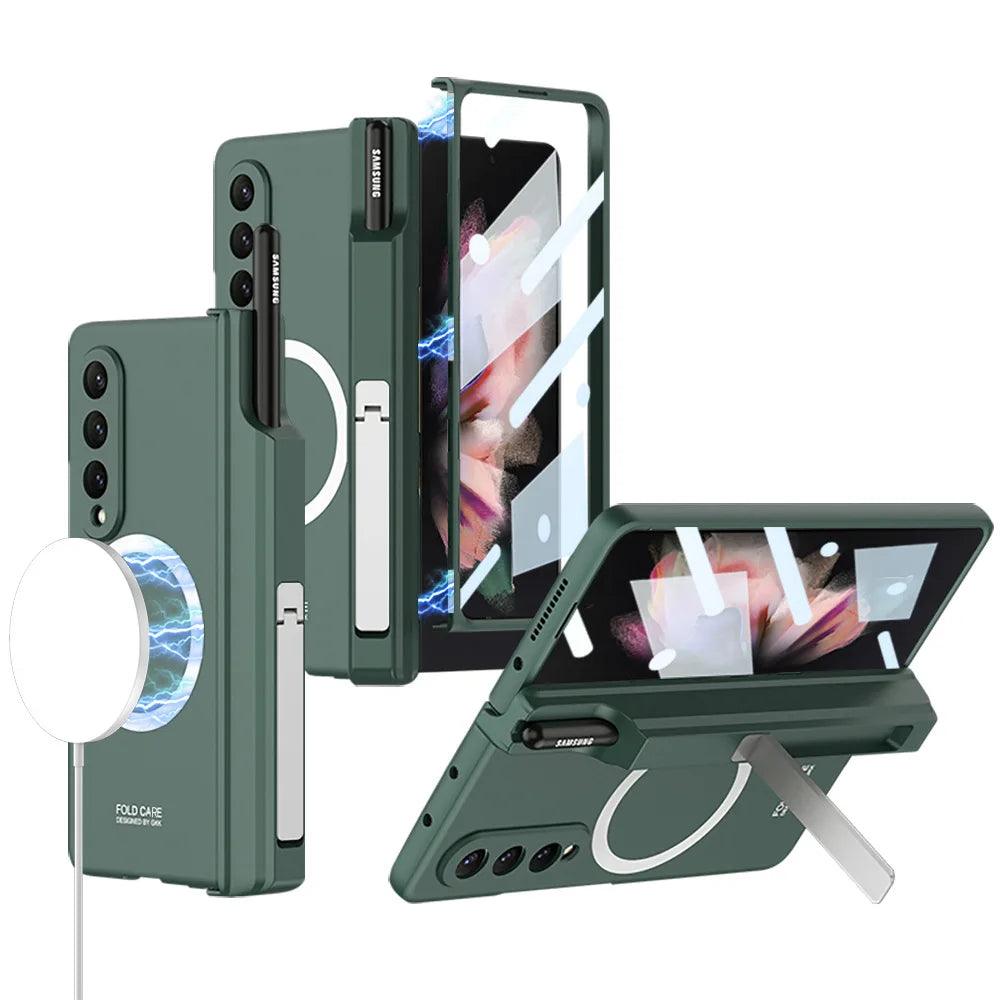 Magnetic Hinge Pen Holder Stand For Samsung Galaxy Z Fold Series - FoldifyCase