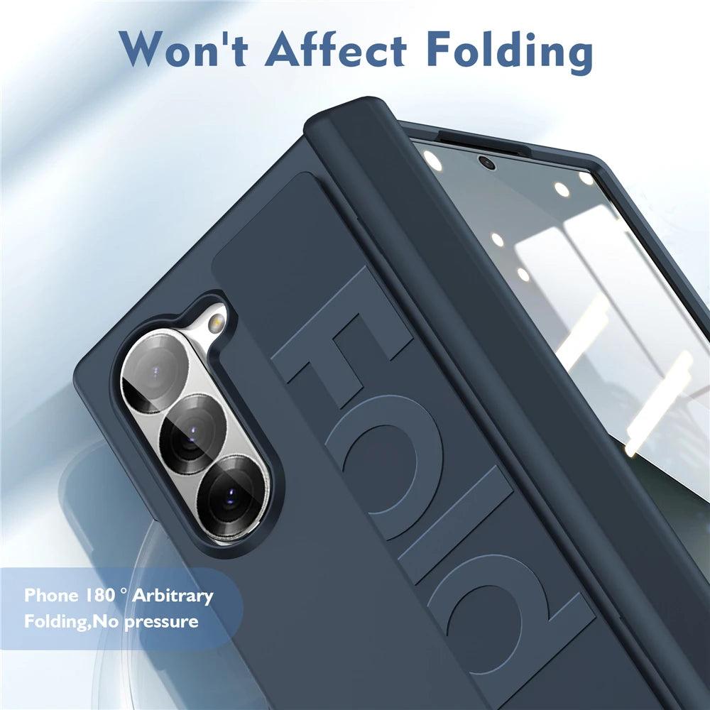Elastic Silicone Wrist Strap Case For Samsung Galaxy Z Fold Series
