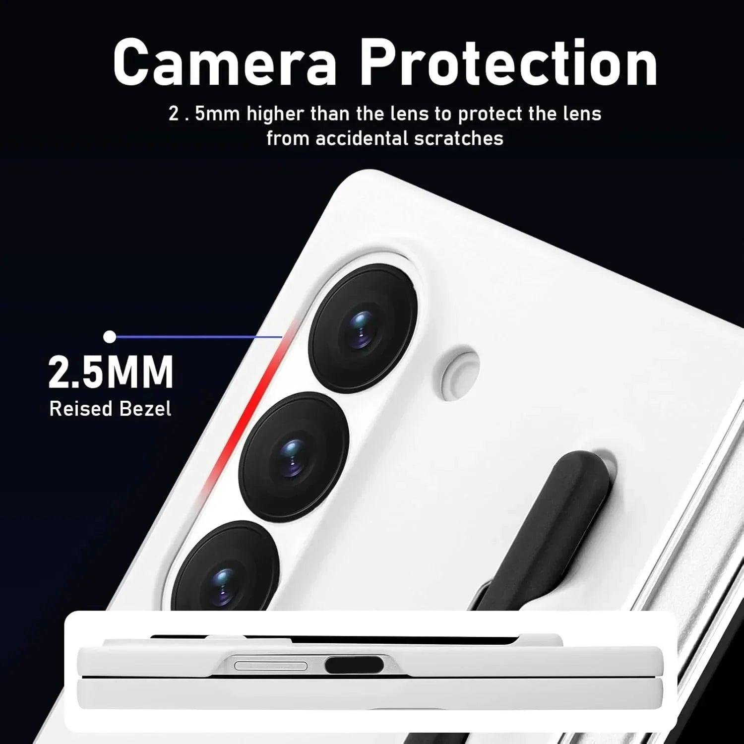 S Pen Holder Matte Solid Color For Samsung Galaxy Z Fold Series - FoldifyCase