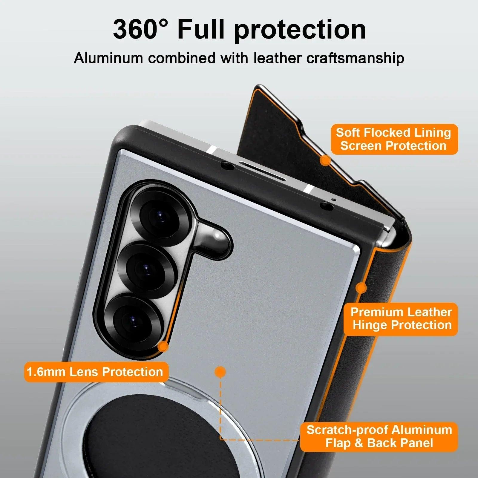 Magsafe Ring With 360° Kickstand Rotatable For Samsung Galaxy Z Fold Series - FoldifyCase