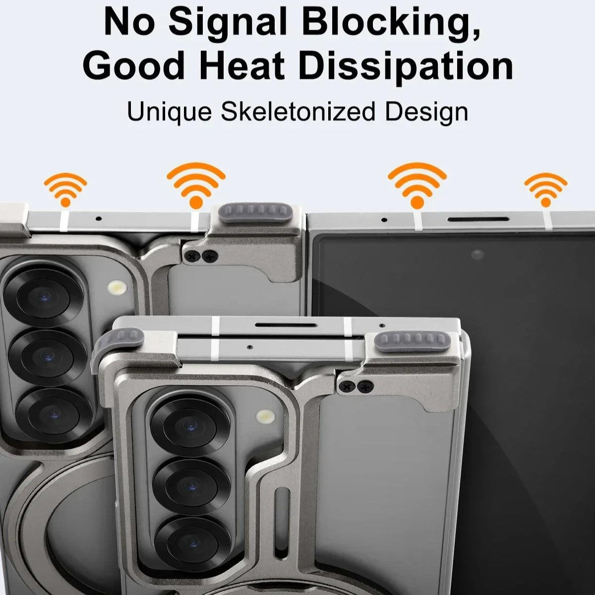 Magsafe Ring Stand Frameless Minimalist Case For Samsung Galaxy Z Fold Series - FoldifyCase
