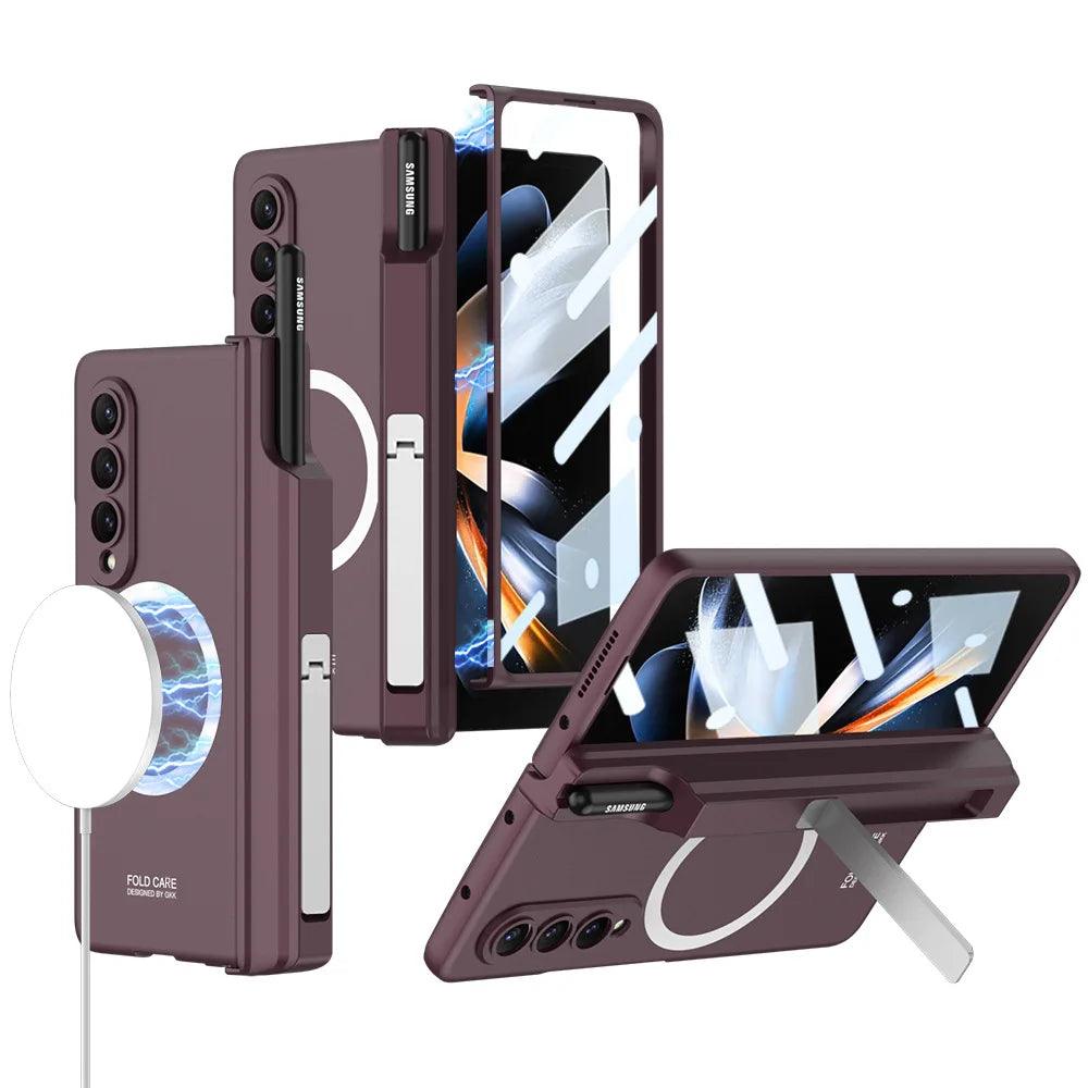 Magnetic Hinge Pen Holder Stand For Samsung Galaxy Z Fold Series - FoldifyCase
