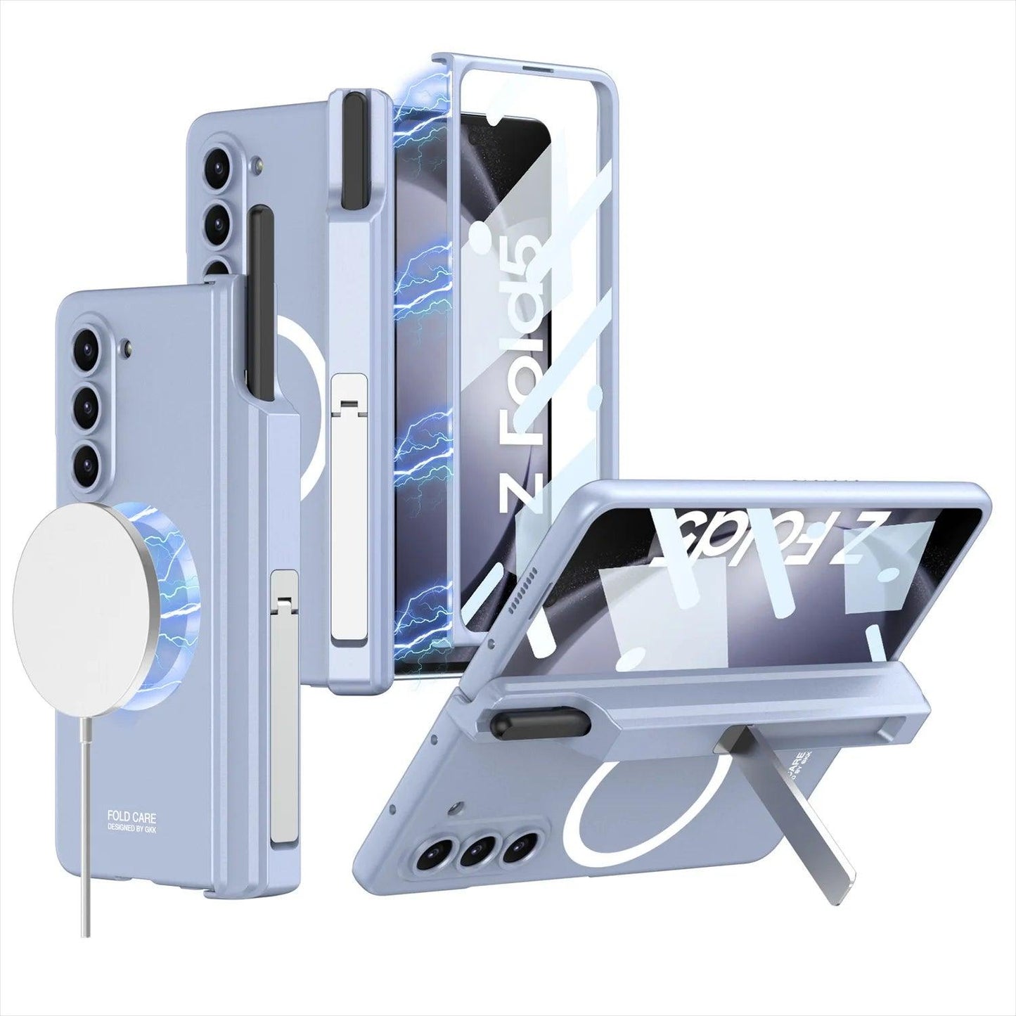 Magnetic Hinge Pen Holder Stand For Samsung Galaxy Z Fold Series - FoldifyCase