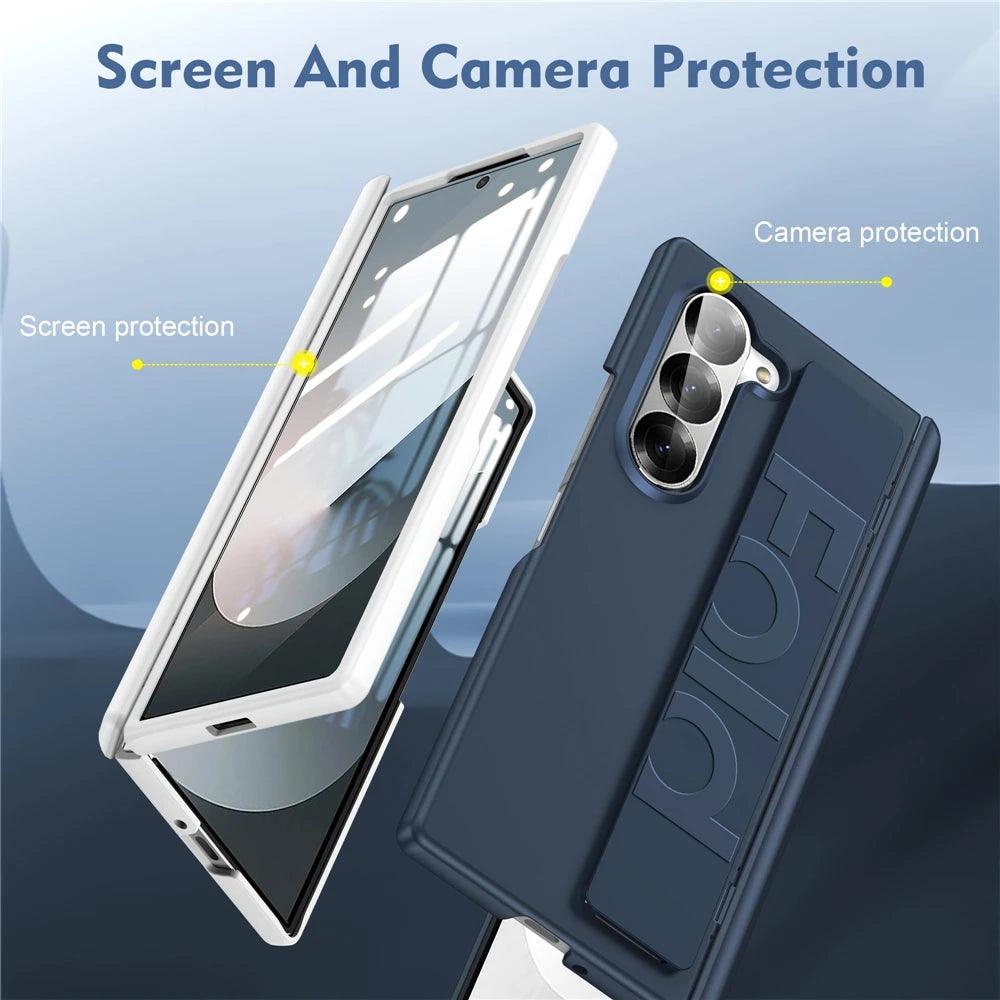 Elastic Silicone Wrist Strap Case For Samsung Galaxy Z Fold Series