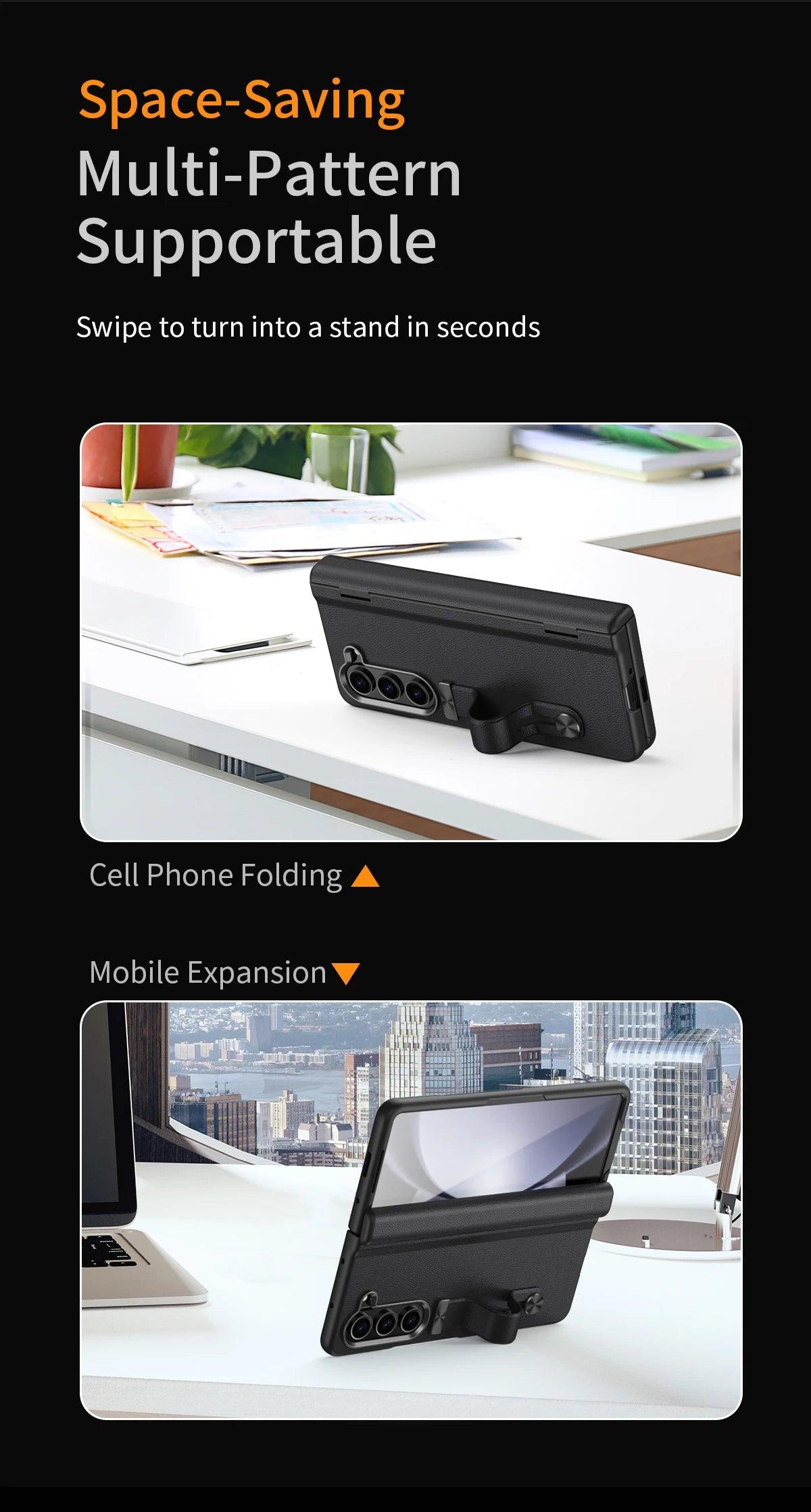 Wrist Strap Stand Hinge Protector For Samsung Galaxy Z Fold Series - FoldifyCase