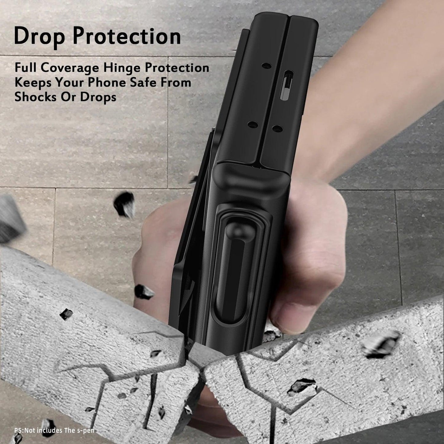 Leather Card Bag Sliding Window Case For Samsung Galaxy Z Fold Series - FoldifyCase