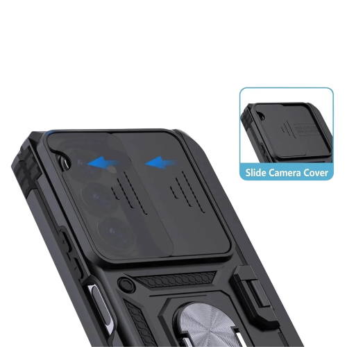 Sentinel H1 Galaxy Z Fold case feature diagram - 360-degree rotating ring