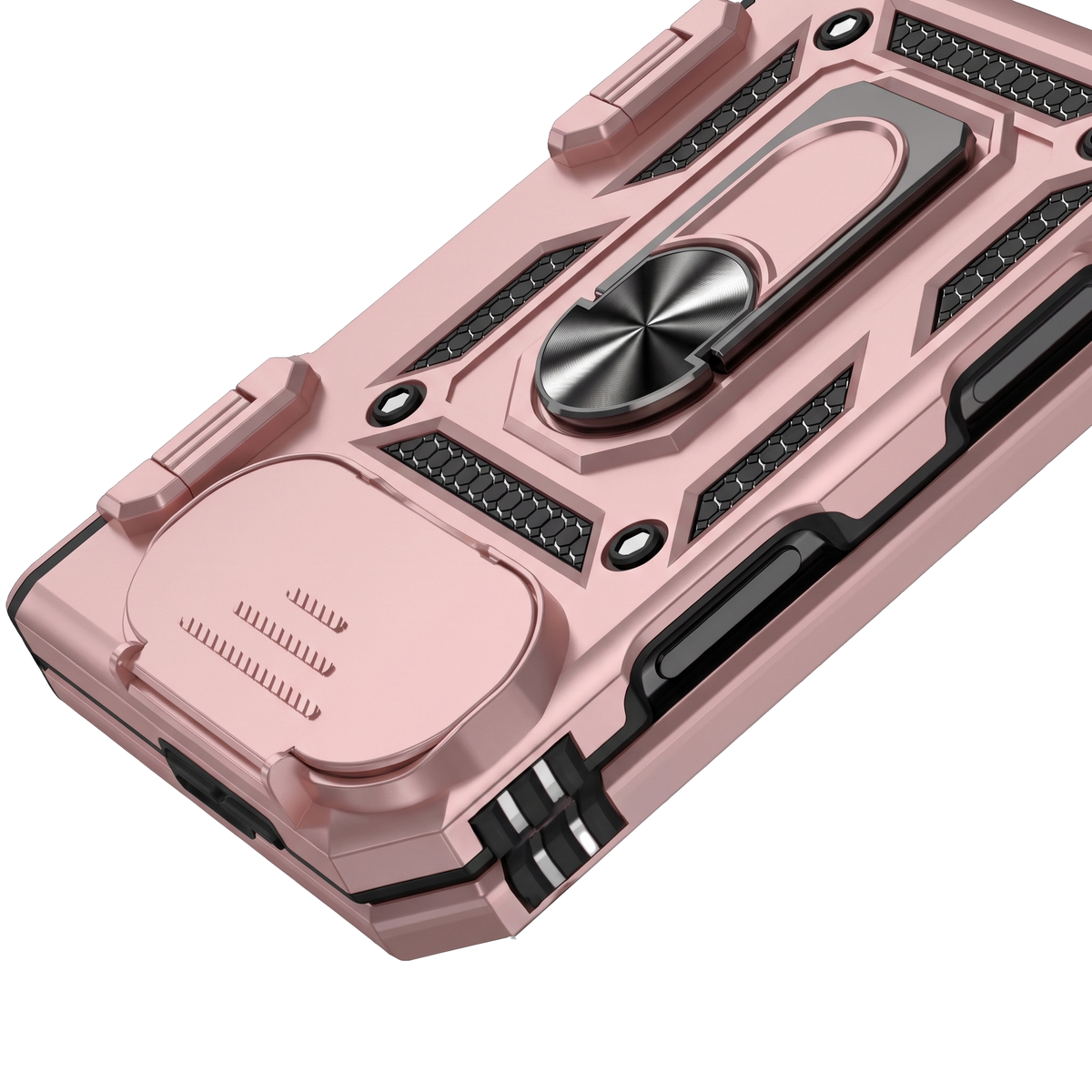 Sentinel H1 iPhone Duo rugged case in Rose Gold - military-grade drop protection with reinforced corners