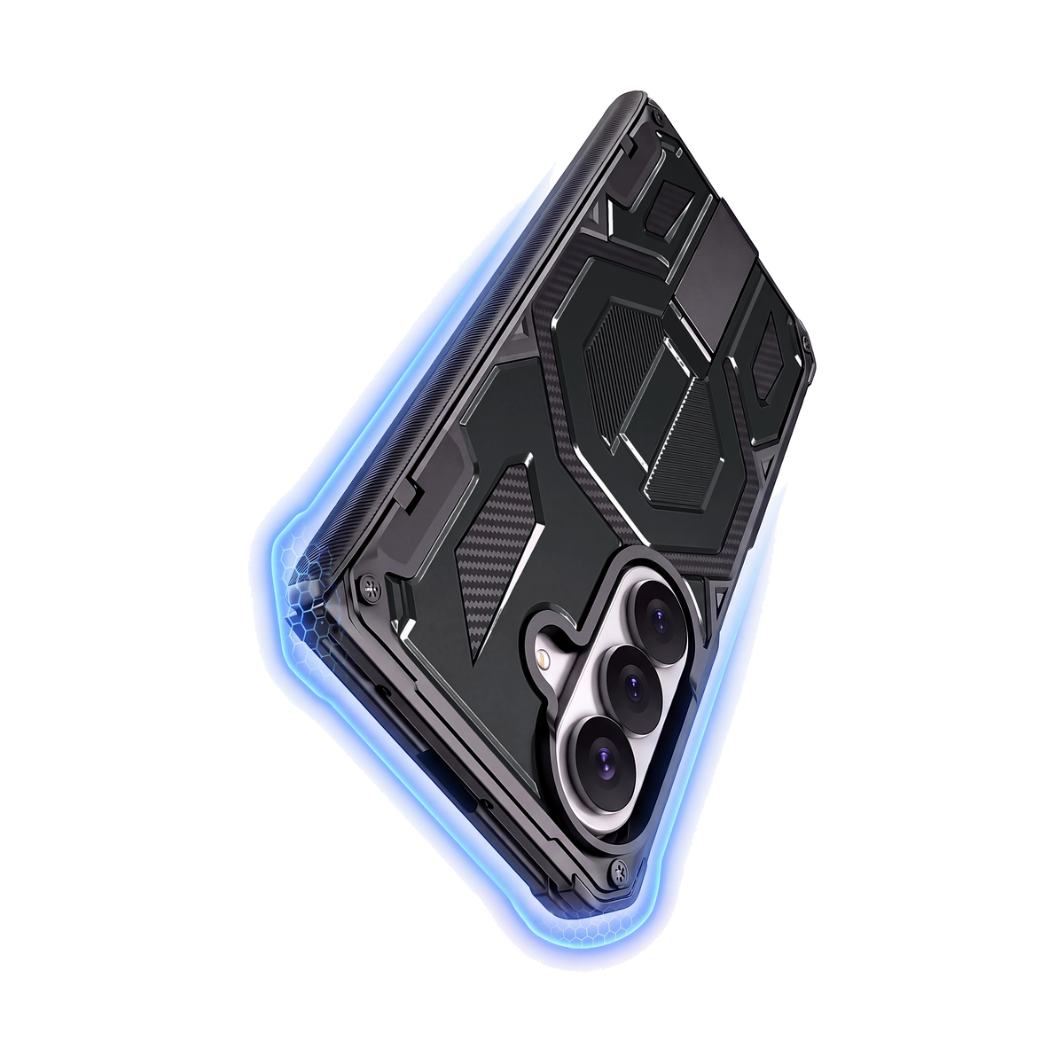 Sentinel H2 Galaxy Z Fold case in Black - 16ft drop protection with shock-absorbing shield