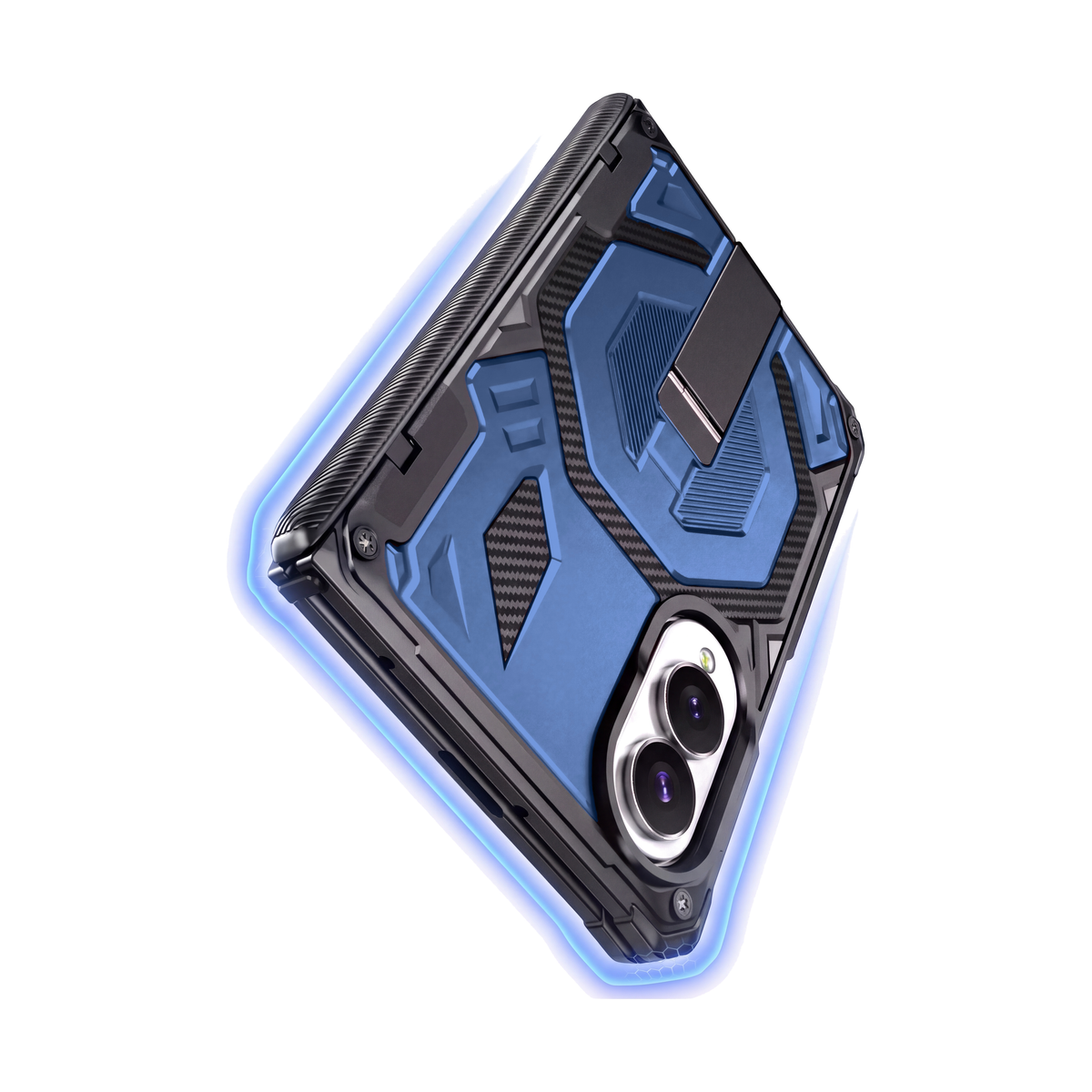 Sentinel H2 Galaxy Z Fold 8 case in Blue - 16ft drop protection with shock-absorbing shield