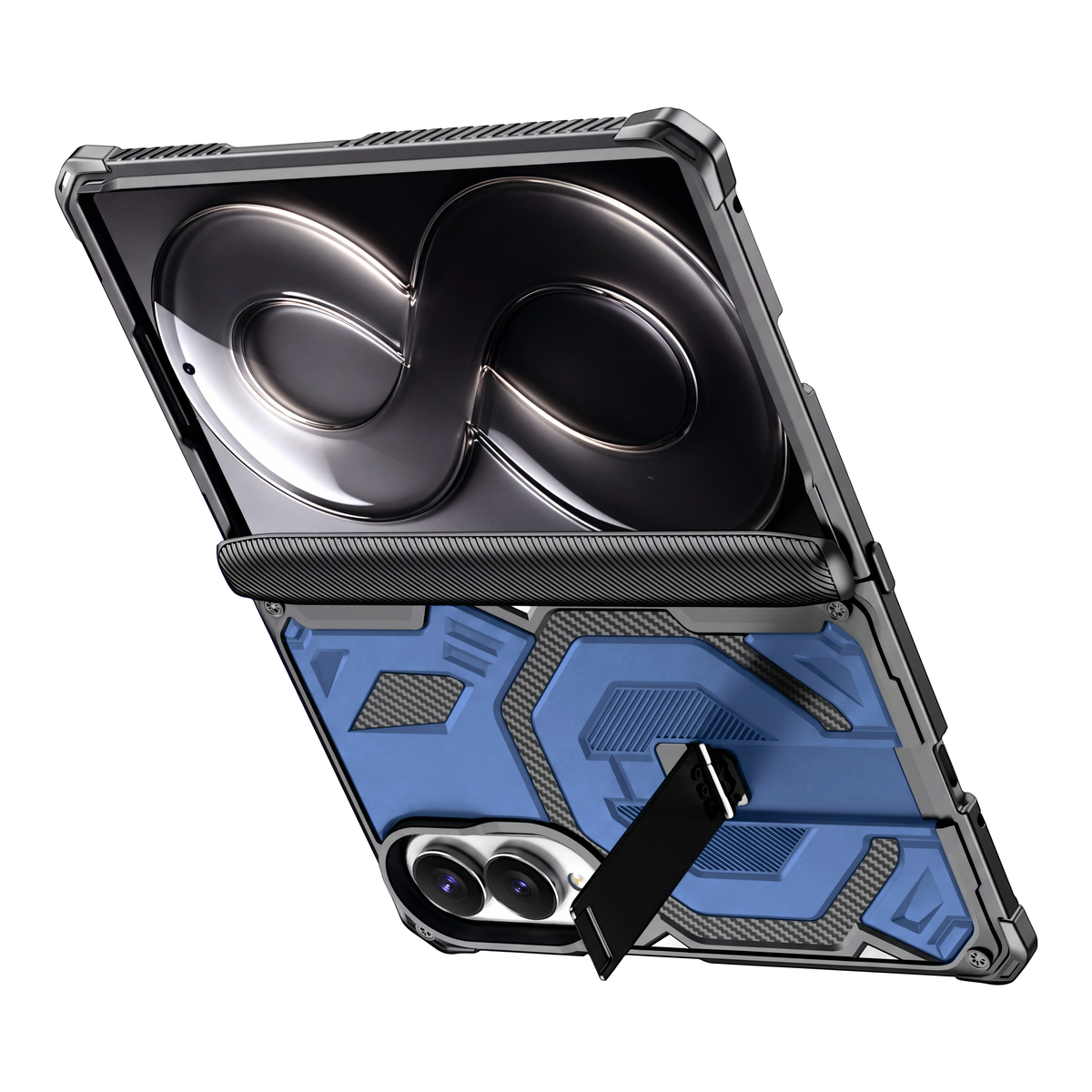 Sentinel H2 Galaxy Z Fold 8 case in Blue - built-in kickstand
