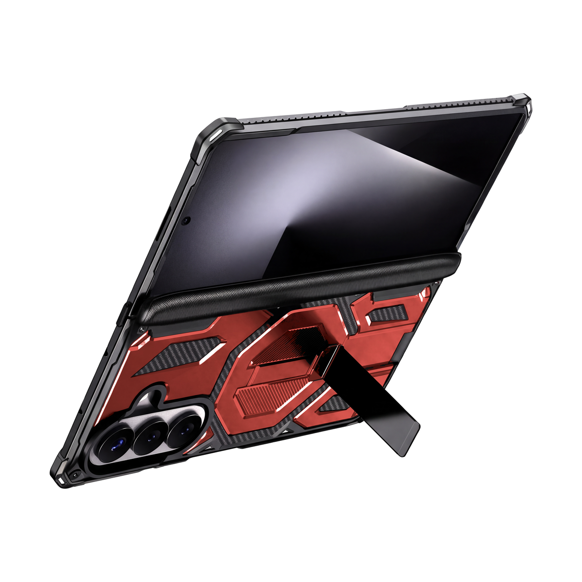 Sentinel H2 Galaxy Z Fold case in Red - built-in kickstand