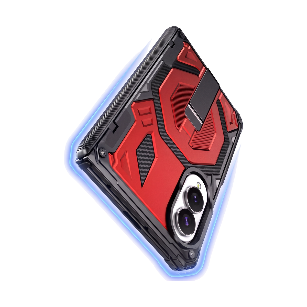 Sentinel H2 Galaxy Z Fold 8 case in Red - 16ft drop protection with shock-absorbing shield