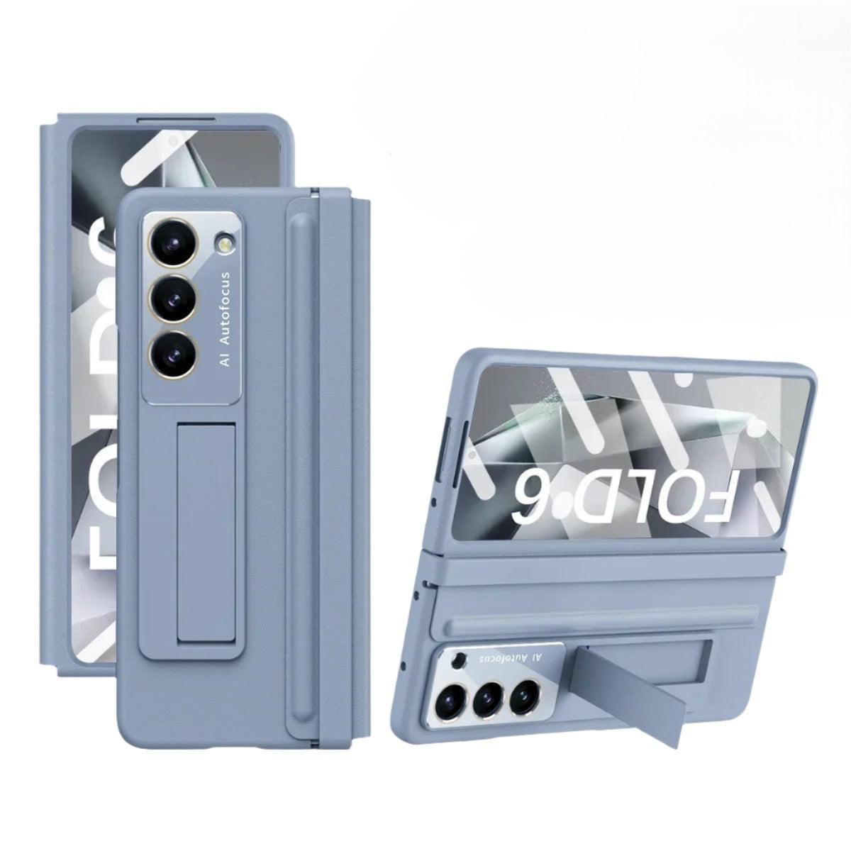 Skin Friendly Matte Leather Bracket For Samsung Galaxy Z Fold Series - FoldifyCase