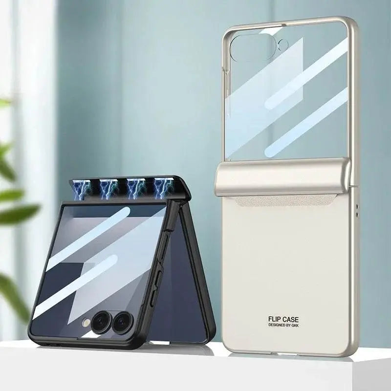 Sync F1 Galaxy Z Flip hinge cover case overview