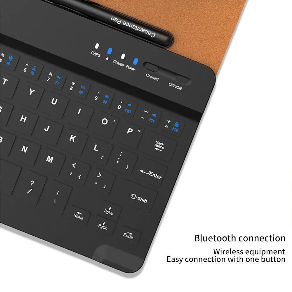 Magnetic Folding Keyboard Stand Leather Case For Samsung Galaxy Z Fold Series - FoldifyCase