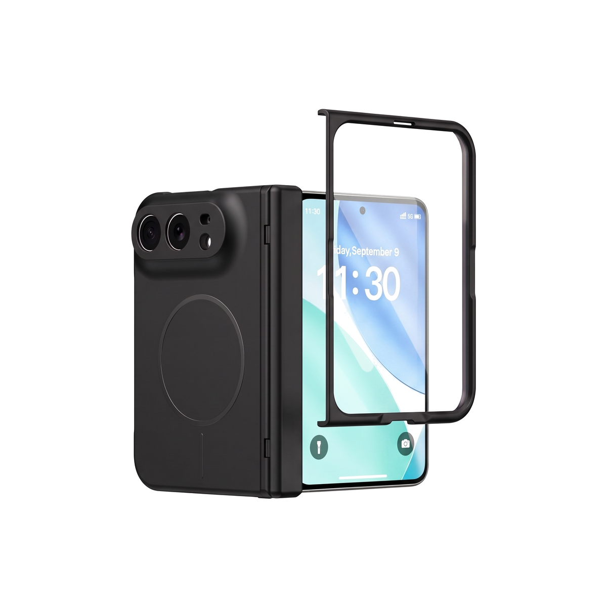 Foldify Spineguard P1 iPhone Fold case - Black
