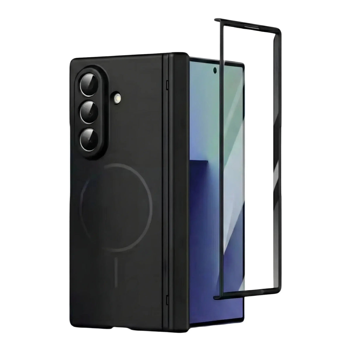 Spineguard P1 Galaxy Z Fold case with built-in 9H tempered glass screen protector