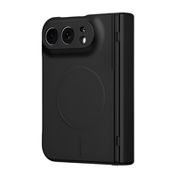 Spineguard P1 Black MagSafe folding case for iPhone Fold - rear view