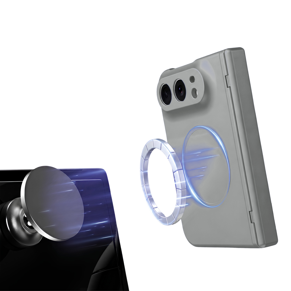 Spineguard P1 iPhone Fold car magnetic mount - Gray