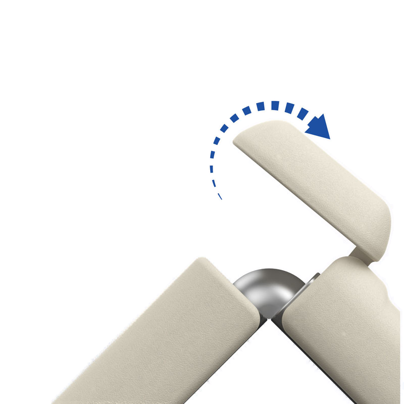Spineguard P1 iPhone Fold case in White - full-body hinge protection, case folds 90 degrees at the hinge