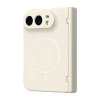 Spineguard P1 White MagSafe folding case for iPhone Fold - rear view