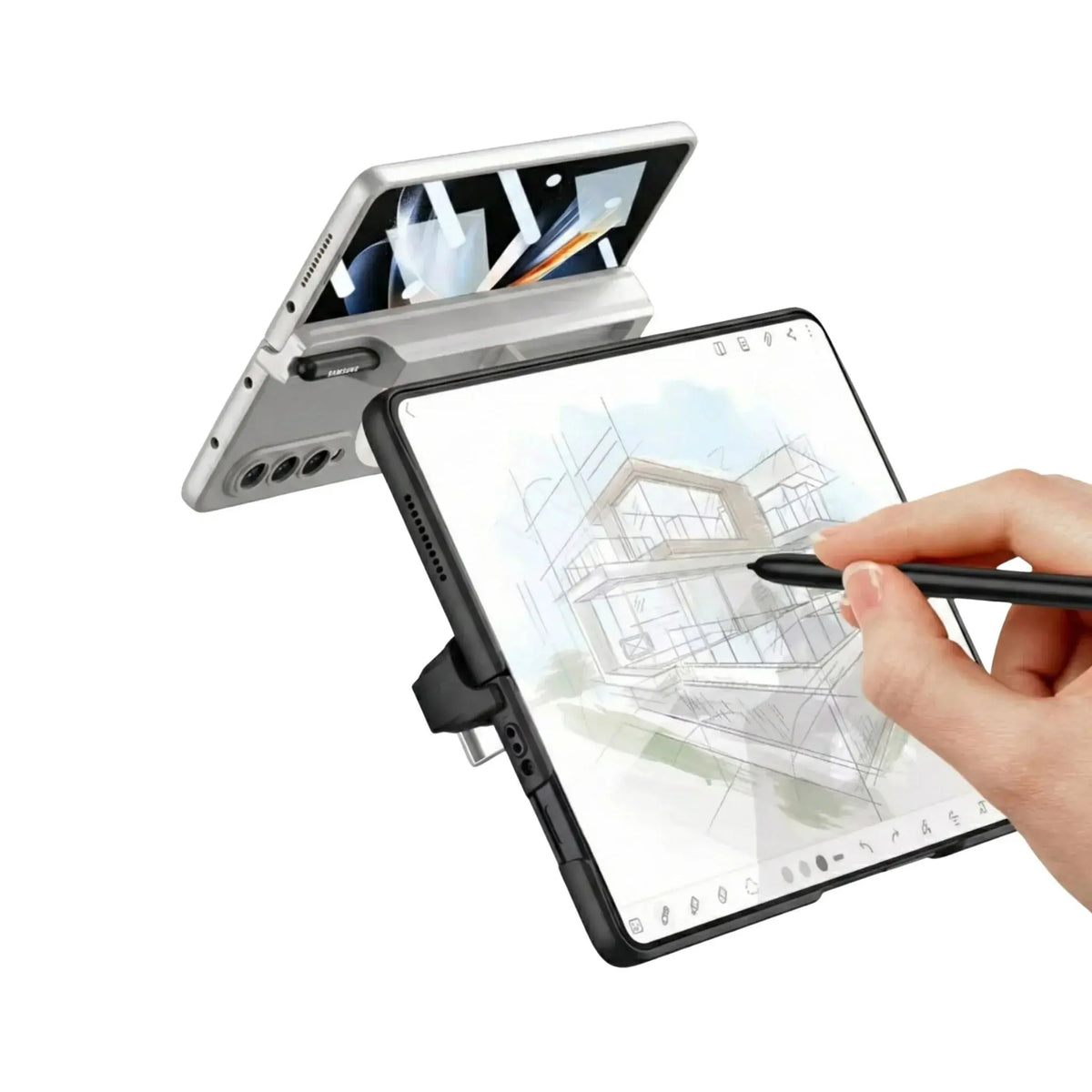 Sync M1 Galaxy Z Fold case MagSafe magnetic ring
