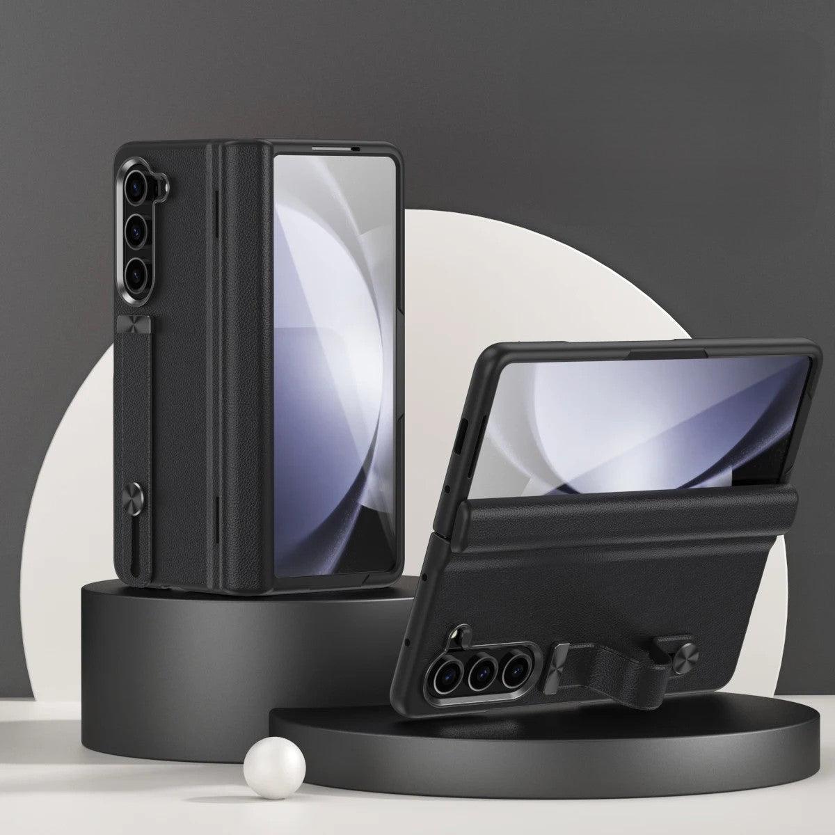 Wrist Strap Stand Hinge Protector For Samsung Galaxy Z Fold Series - FoldifyCase