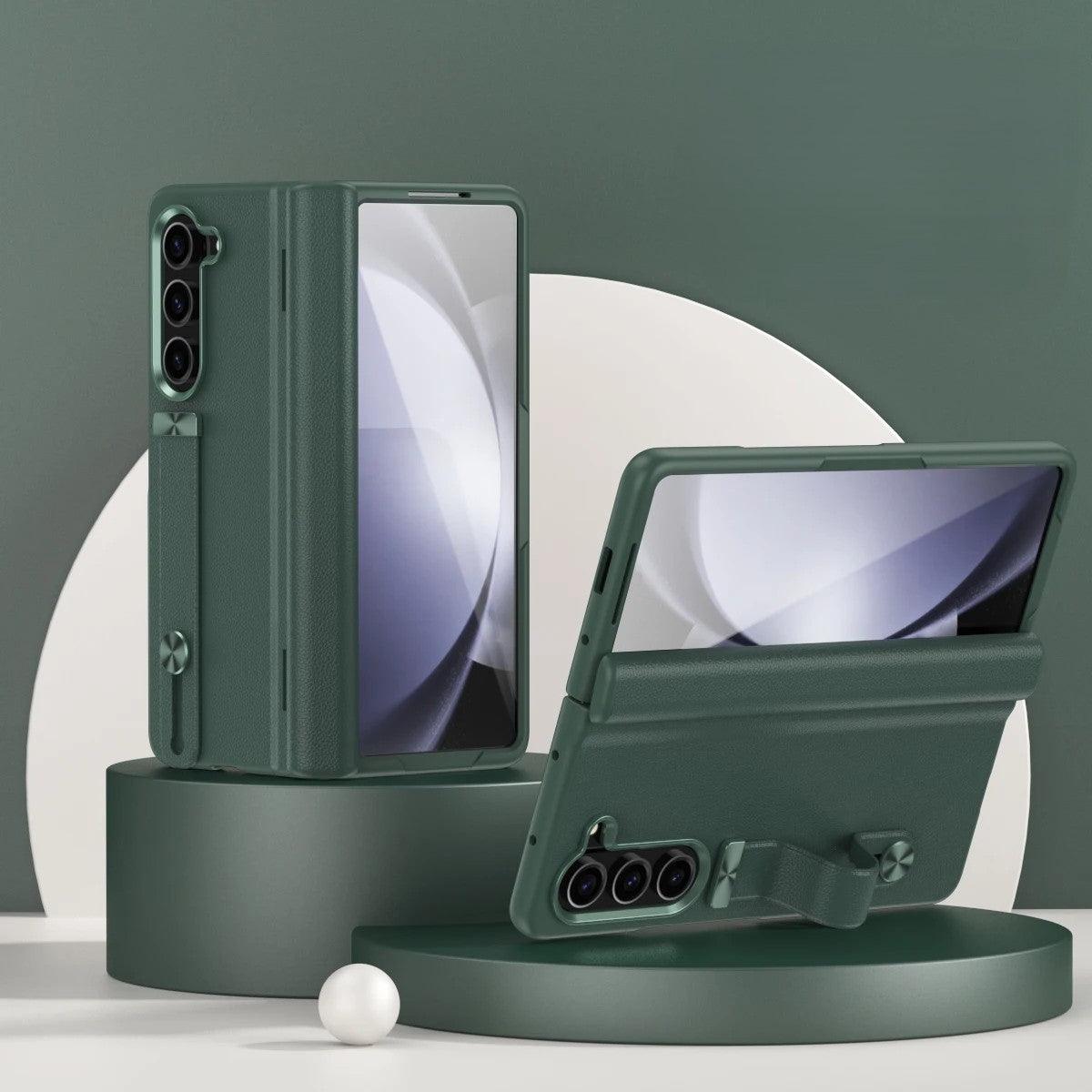 Wrist Strap Stand Hinge Protector For Samsung Galaxy Z Fold Series - FoldifyCase