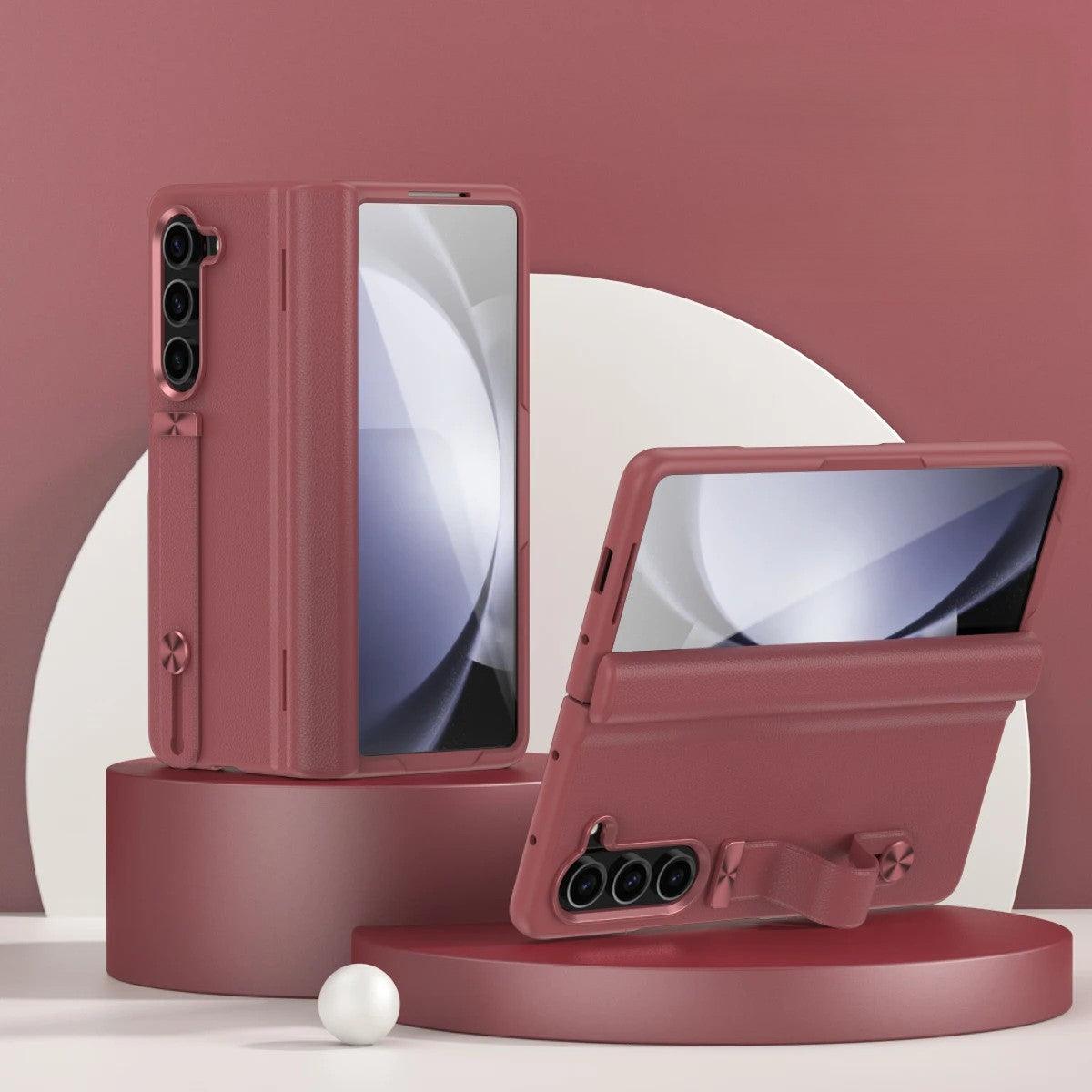 Wrist Strap Stand Hinge Protector For Samsung Galaxy Z Fold Series - FoldifyCase